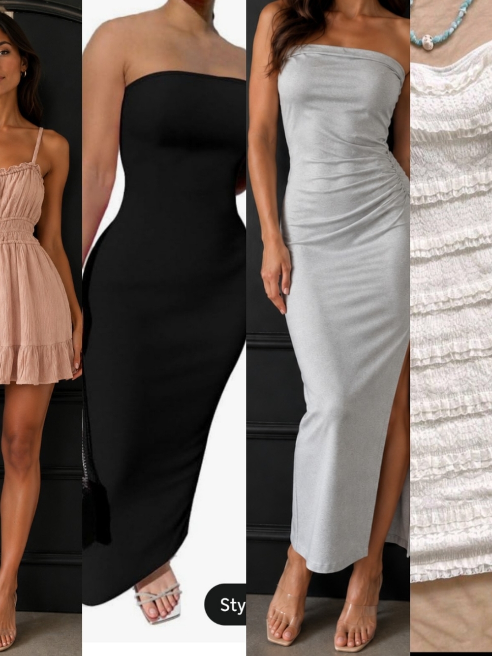 Lot Of 4 Summer Dresses Size Medium